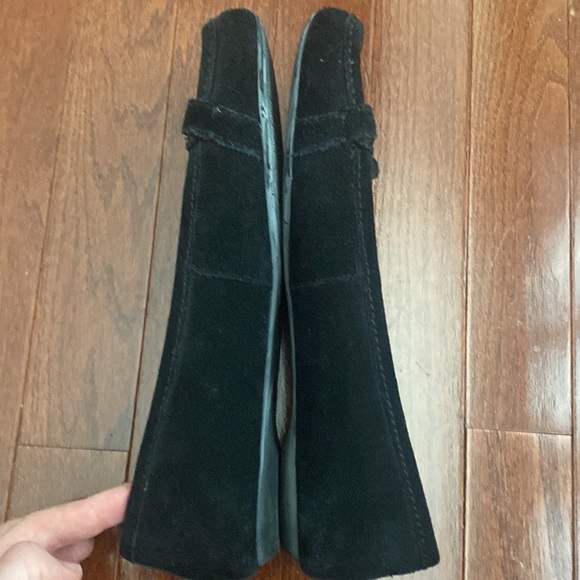 MICHAEL Michael Kors Black Suede Loafers - Picture 4 of 10